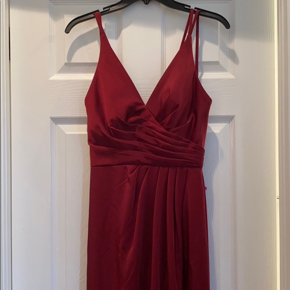Stunning, satin, new gown — perfect for prom!
